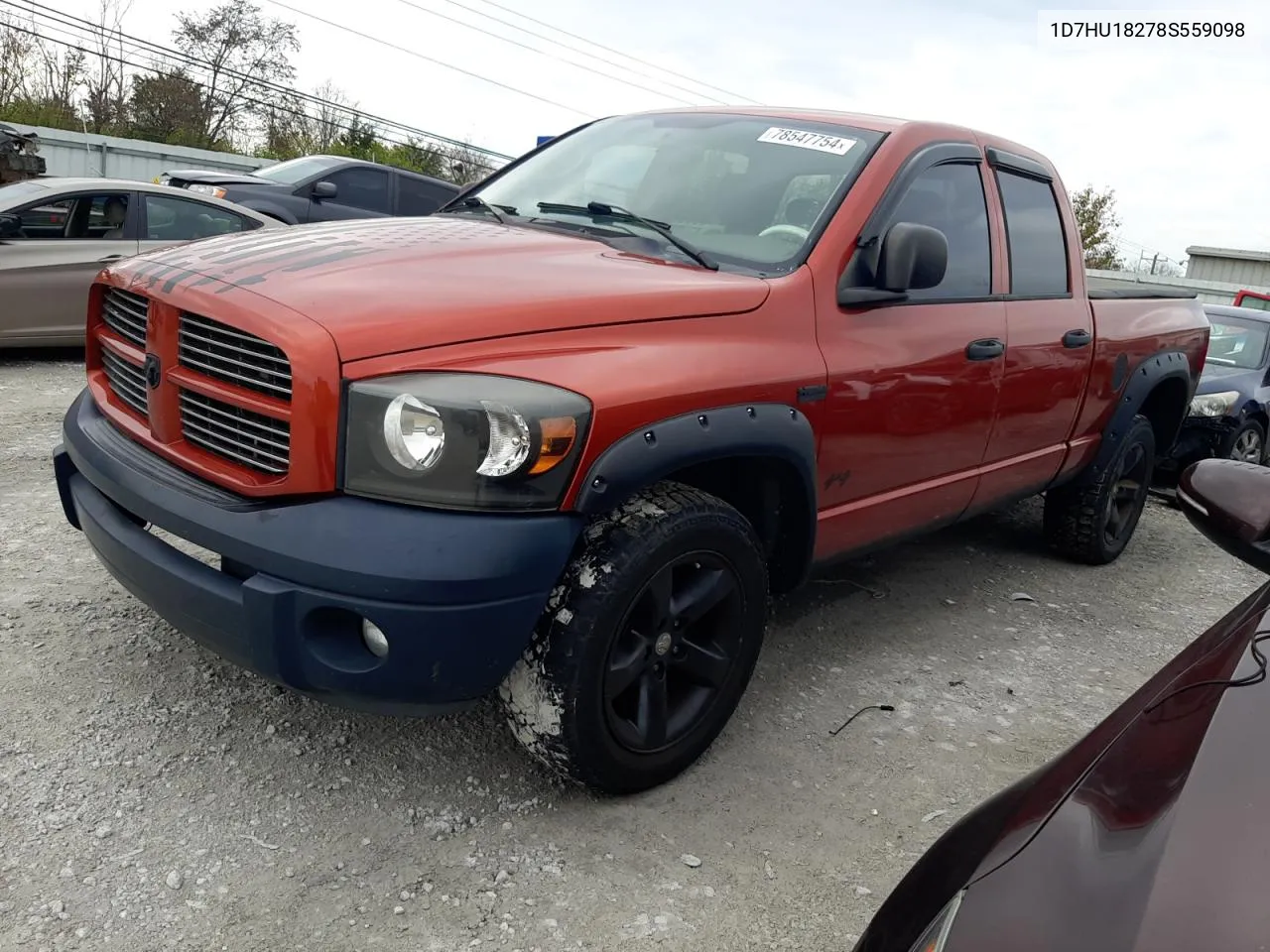 2008 Dodge Ram 1500 St VIN: 1D7HU18278S559098 Lot: 78547754