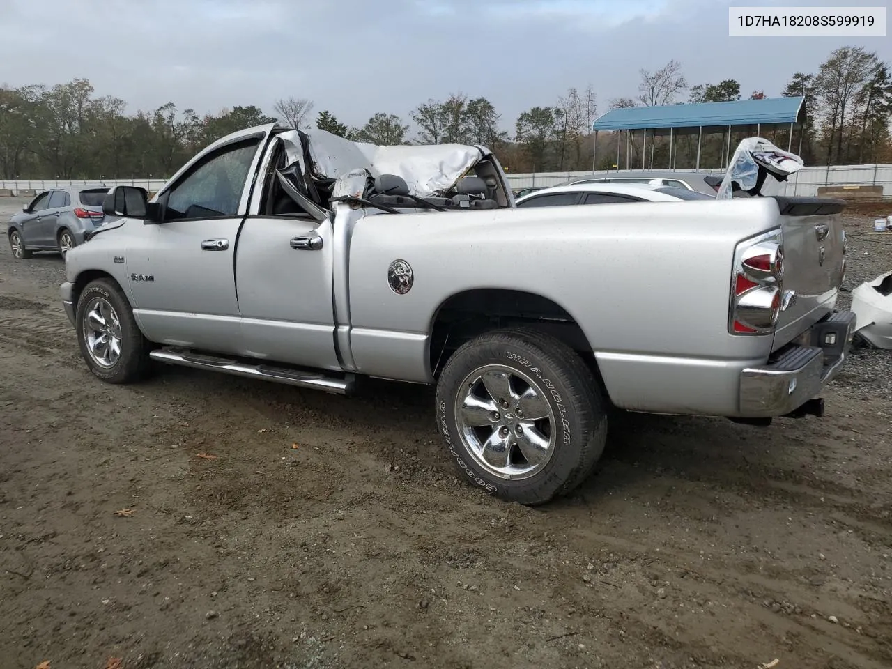 2008 Dodge Ram 1500 St VIN: 1D7HA18208S599919 Lot: 79130474