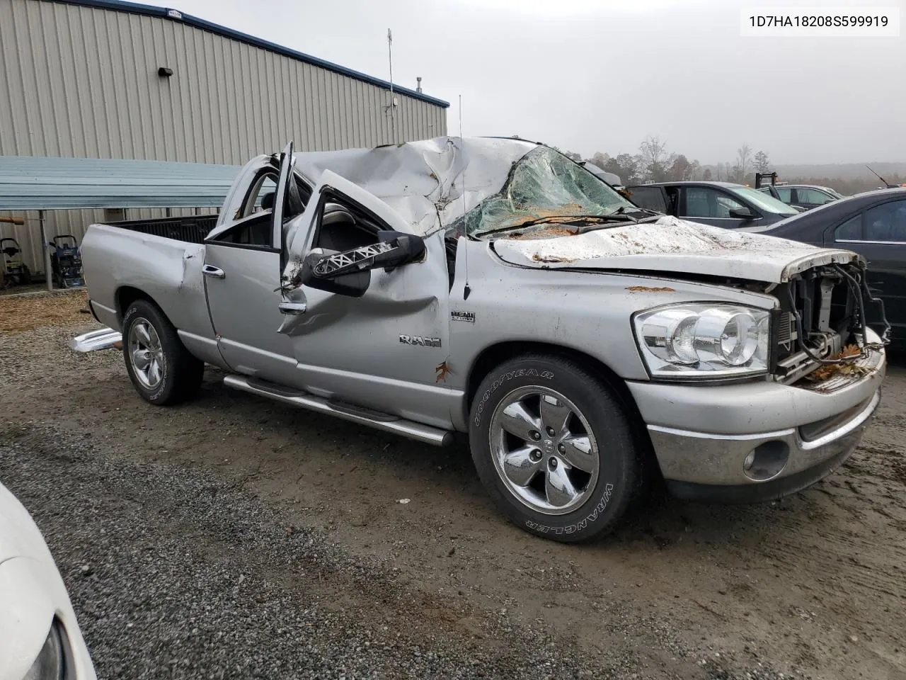 2008 Dodge Ram 1500 St VIN: 1D7HA18208S599919 Lot: 79130474