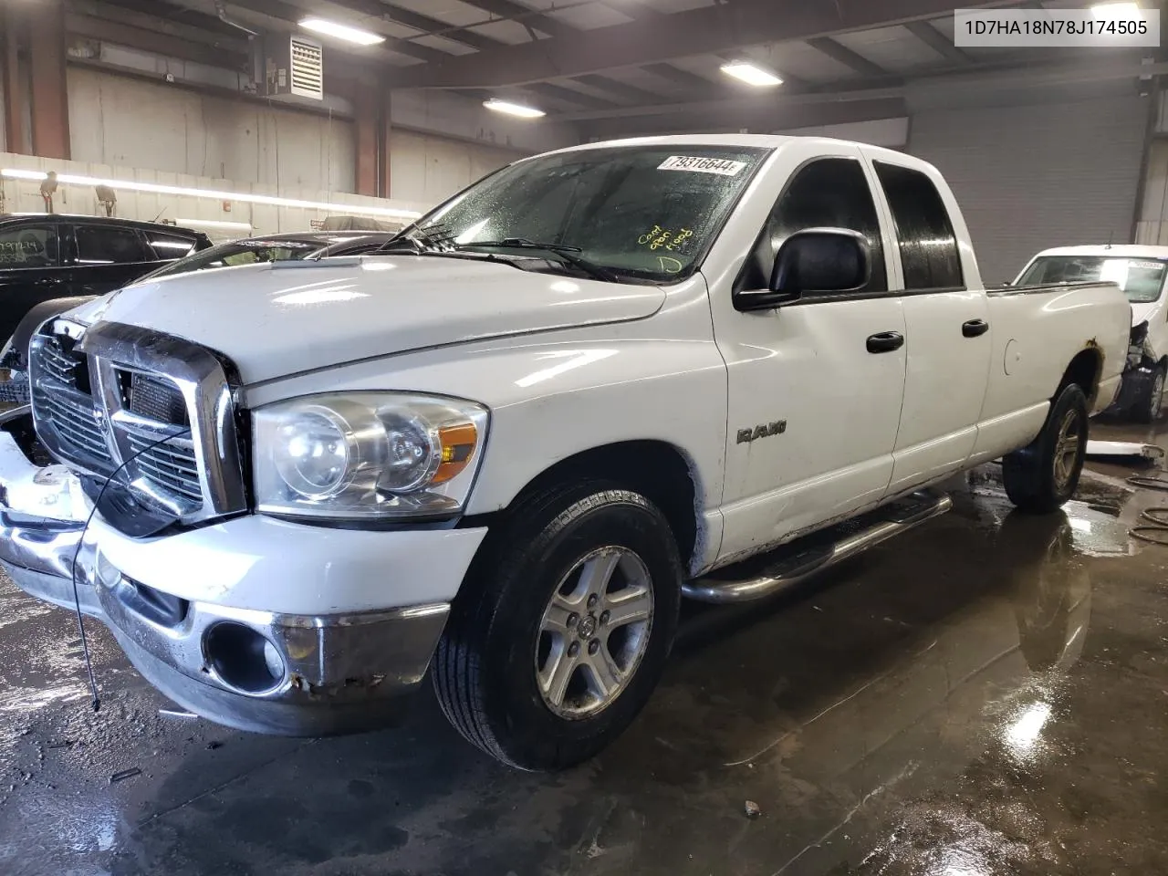 2008 Dodge Ram 1500 St VIN: 1D7HA18N78J174505 Lot: 79316644