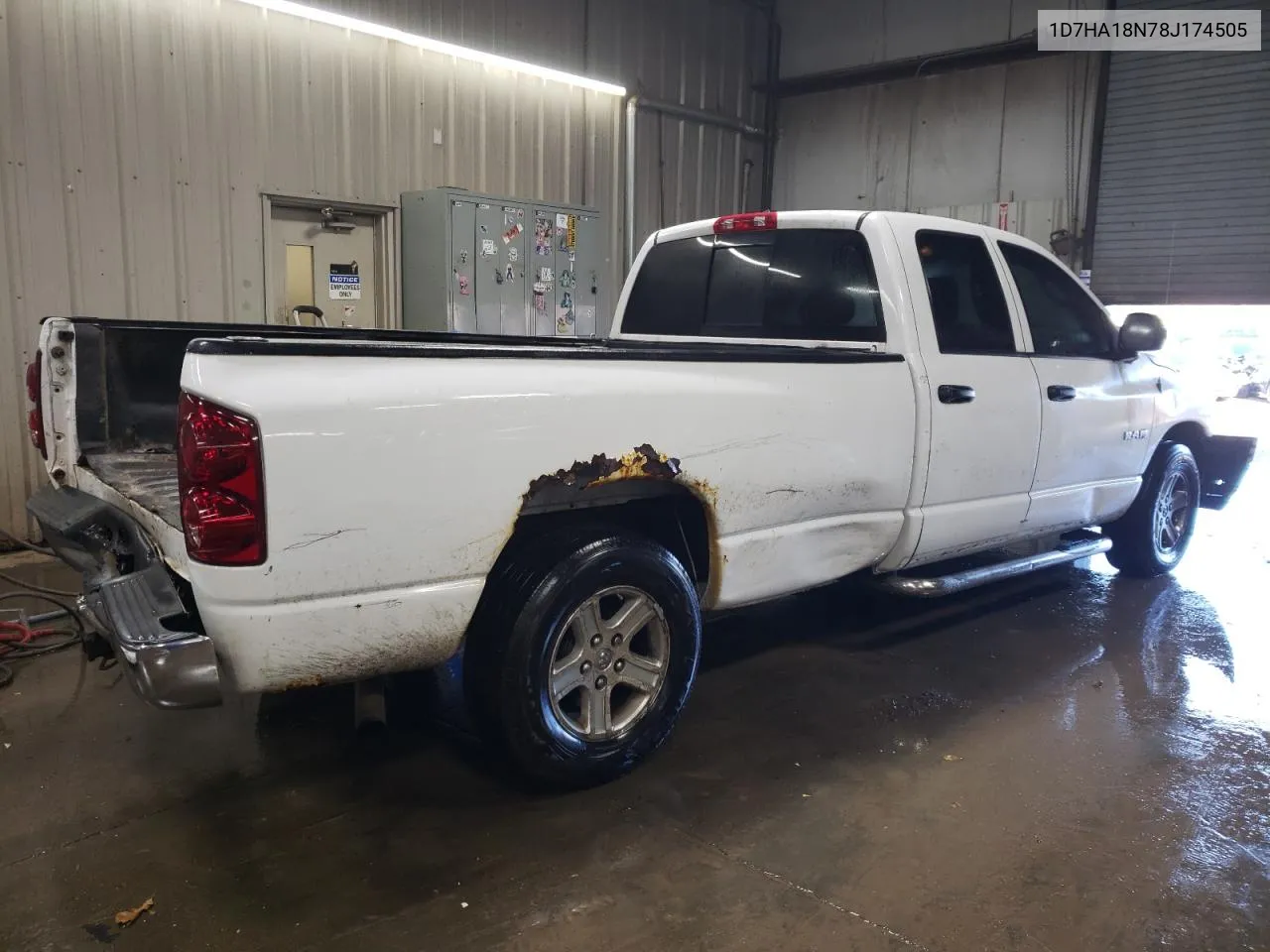 2008 Dodge Ram 1500 St VIN: 1D7HA18N78J174505 Lot: 79316644