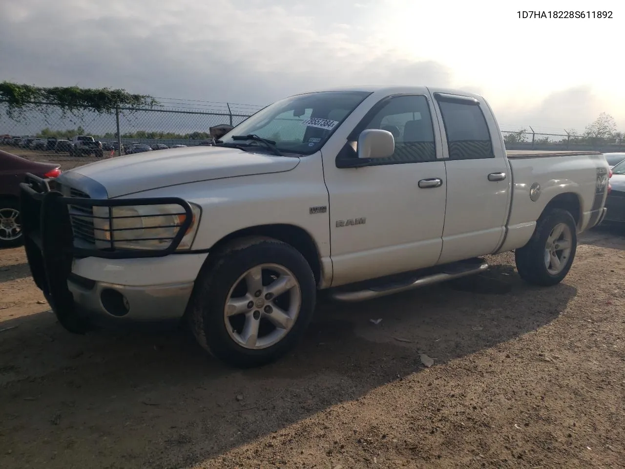 2008 Dodge Ram 1500 St VIN: 1D7HA18228S611892 Lot: 79557384