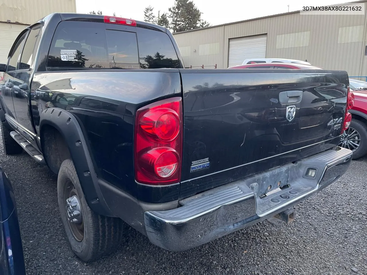 2008 Dodge Ram 3500 St VIN: 3D7MX38AX8G221632 Lot: 81202544