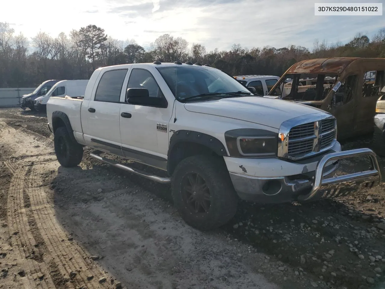 3D7KS29D48G151022 2008 Dodge Ram 2500