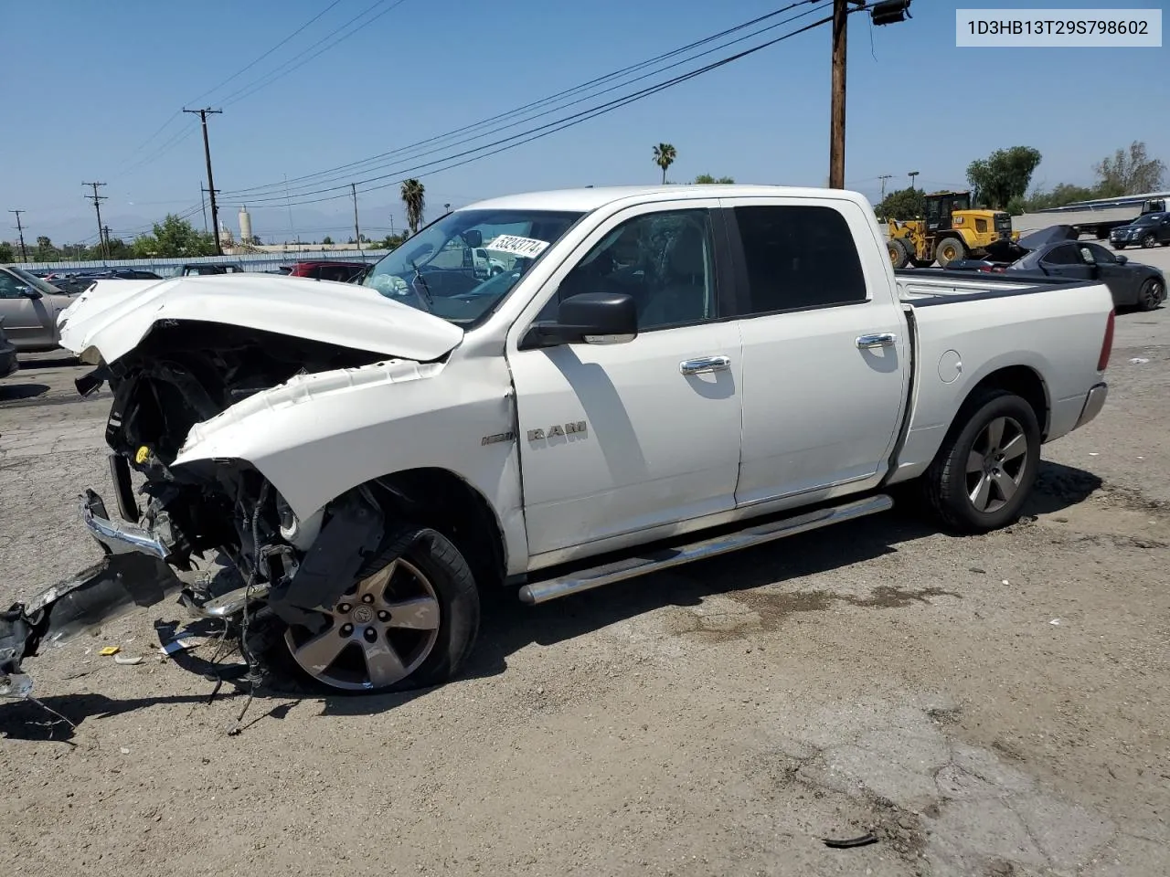 2009 Dodge Ram 1500 VIN: 1D3HB13T29S798602 Lot: 53243774