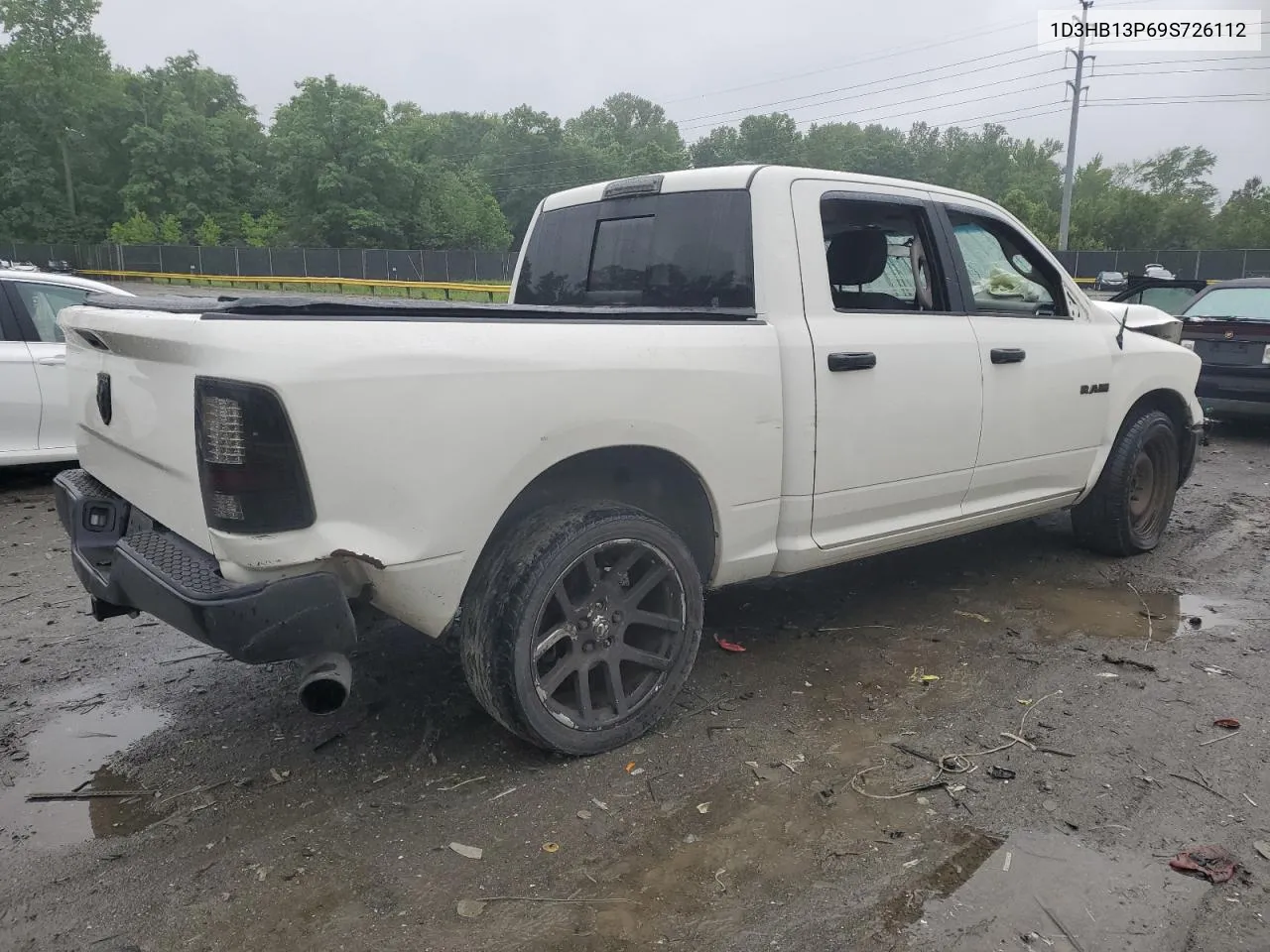 2009 Dodge Ram 1500 VIN: 1D3HB13P69S726112 Lot: 55025484