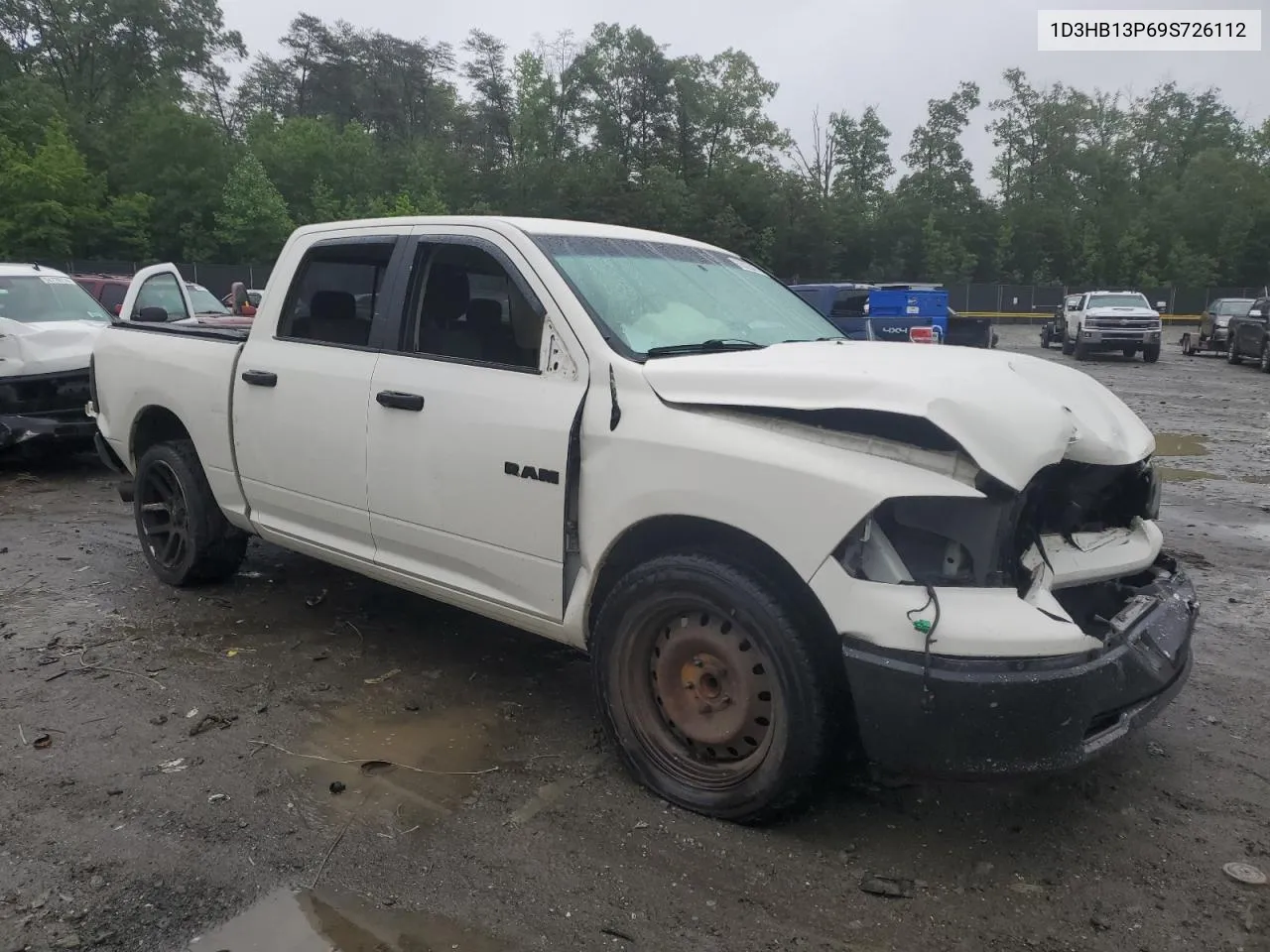 2009 Dodge Ram 1500 VIN: 1D3HB13P69S726112 Lot: 55025484