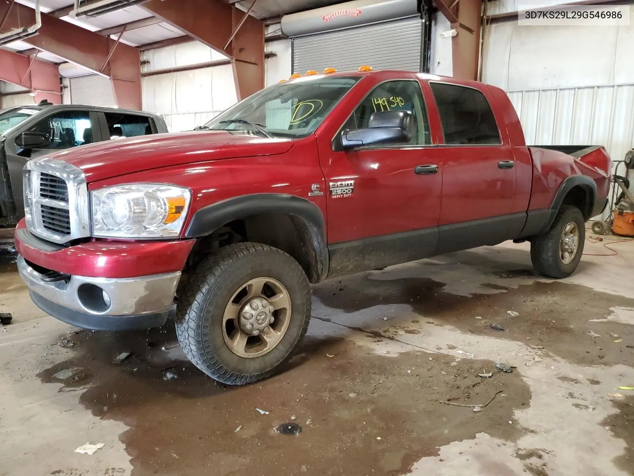 2009 Dodge Ram 2500 VIN: 3D7KS29L29G546986 Lot: 61231354