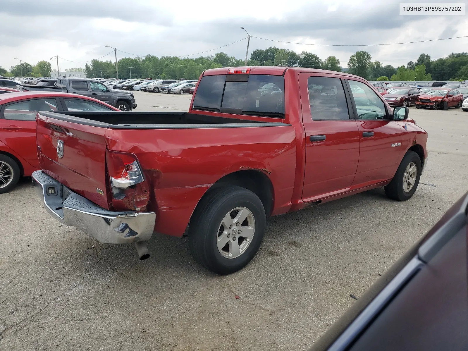 2009 Dodge Ram 1500 VIN: 1D3HB13P89S757202 Lot: 65533804