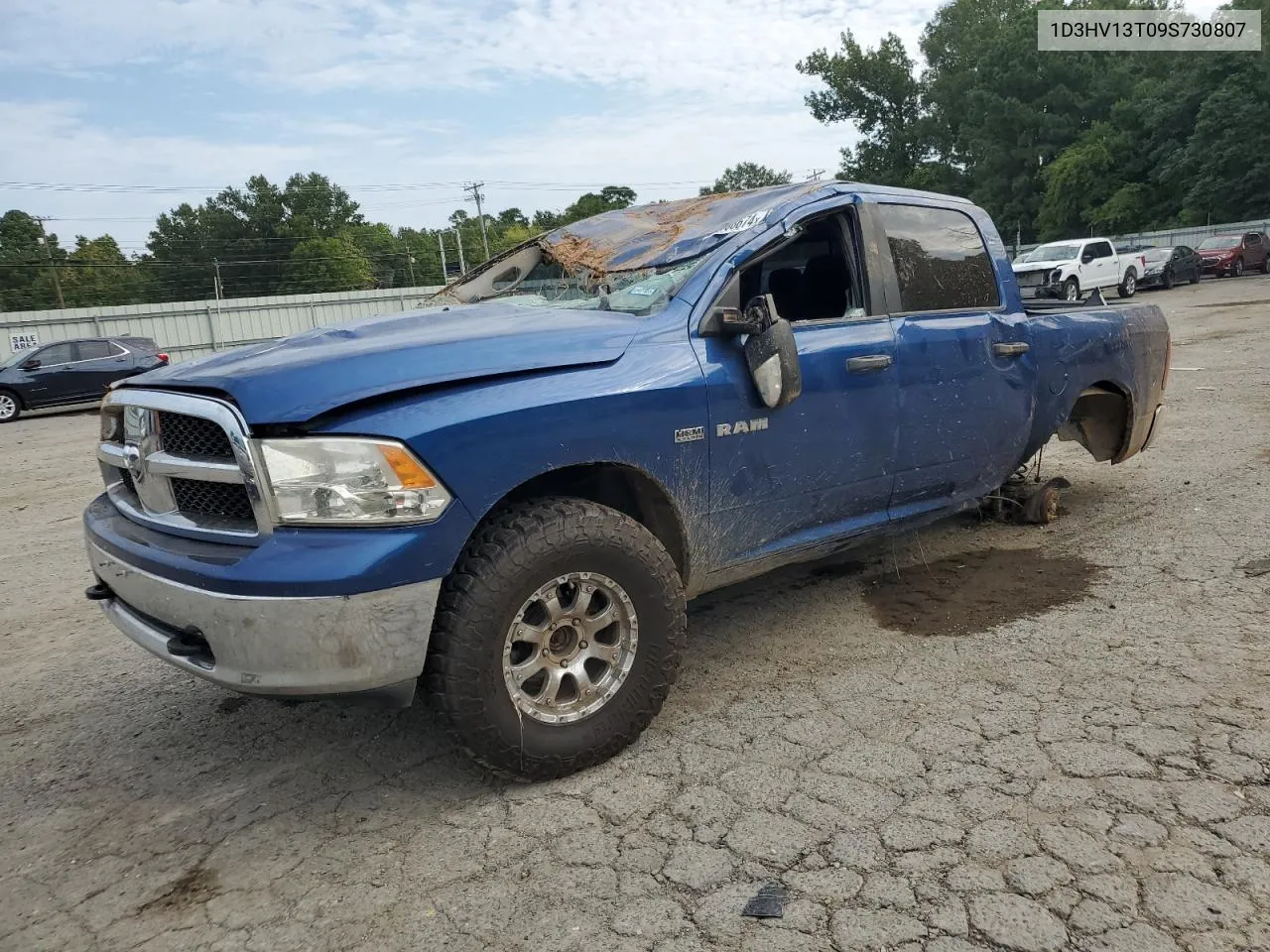 2009 Dodge Ram 1500 VIN: 1D3HV13T09S730807 Lot: 66708674