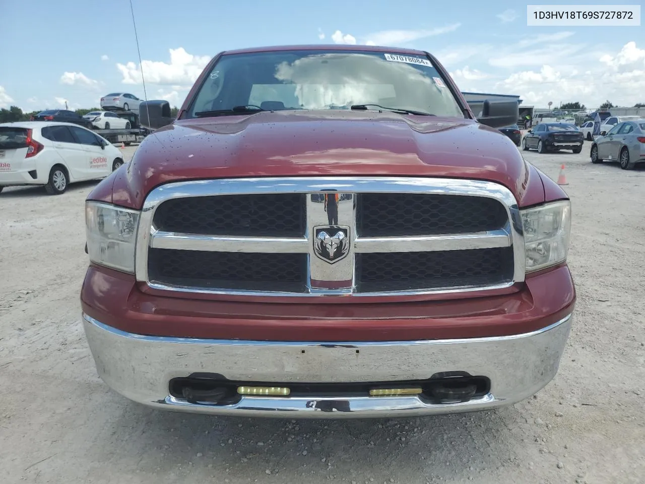 2009 Dodge Ram 1500 VIN: 1D3HV18T69S727872 Lot: 67078084