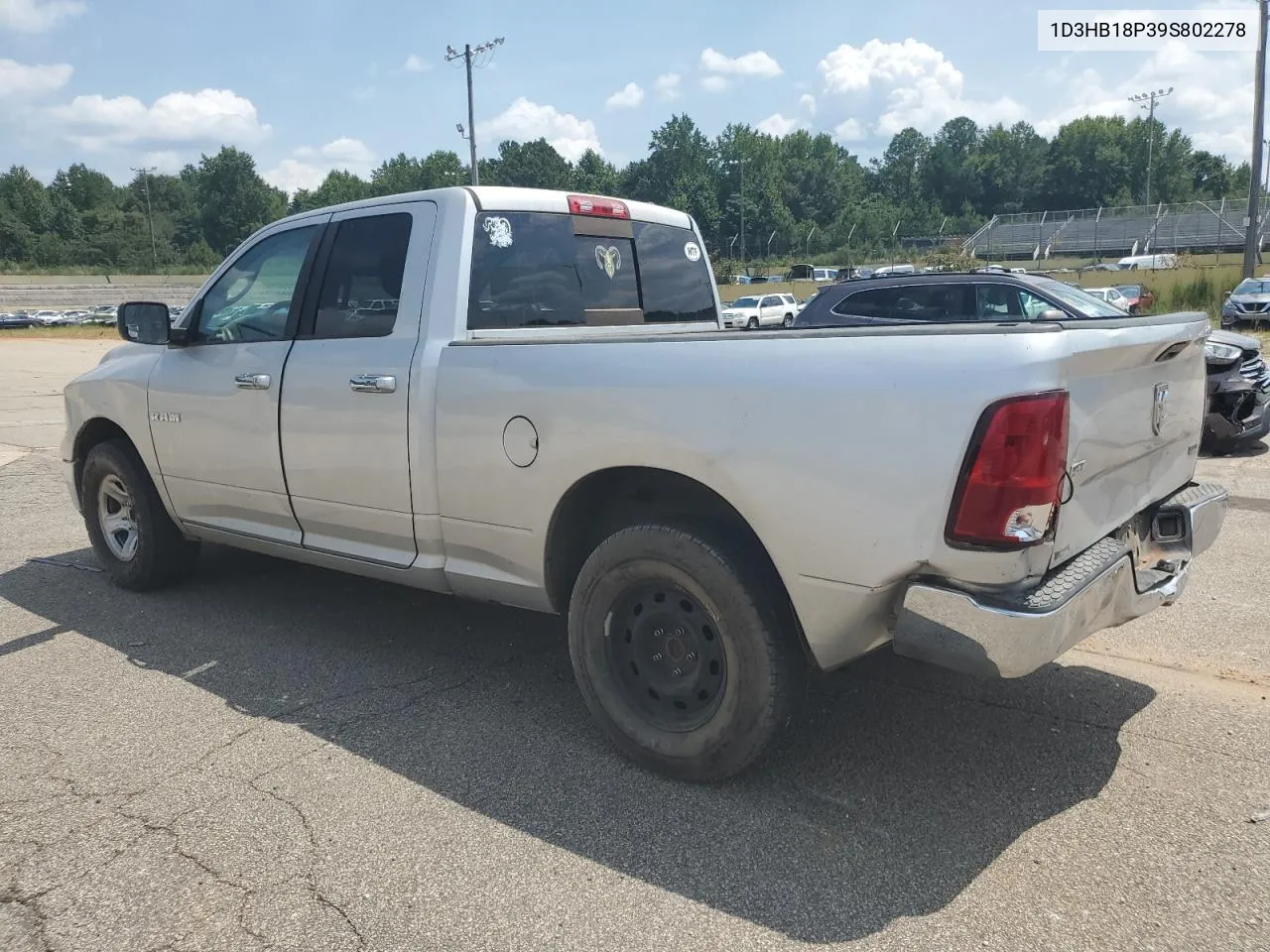 2009 Dodge Ram 1500 VIN: 1D3HB18P39S802278 Lot: 67283404