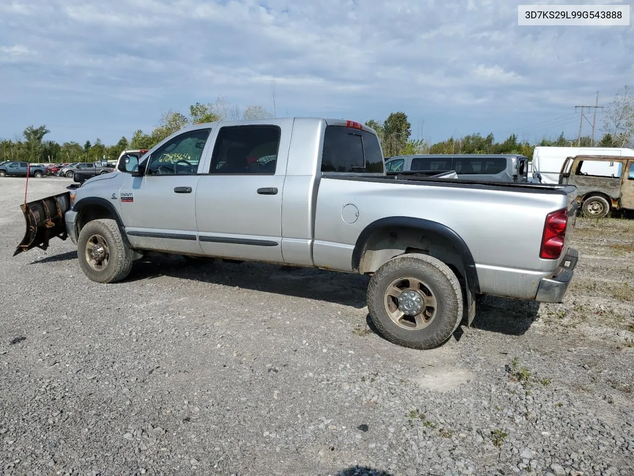 2009 Dodge Ram 2500 VIN: 3D7KS29L99G543888 Lot: 67649564