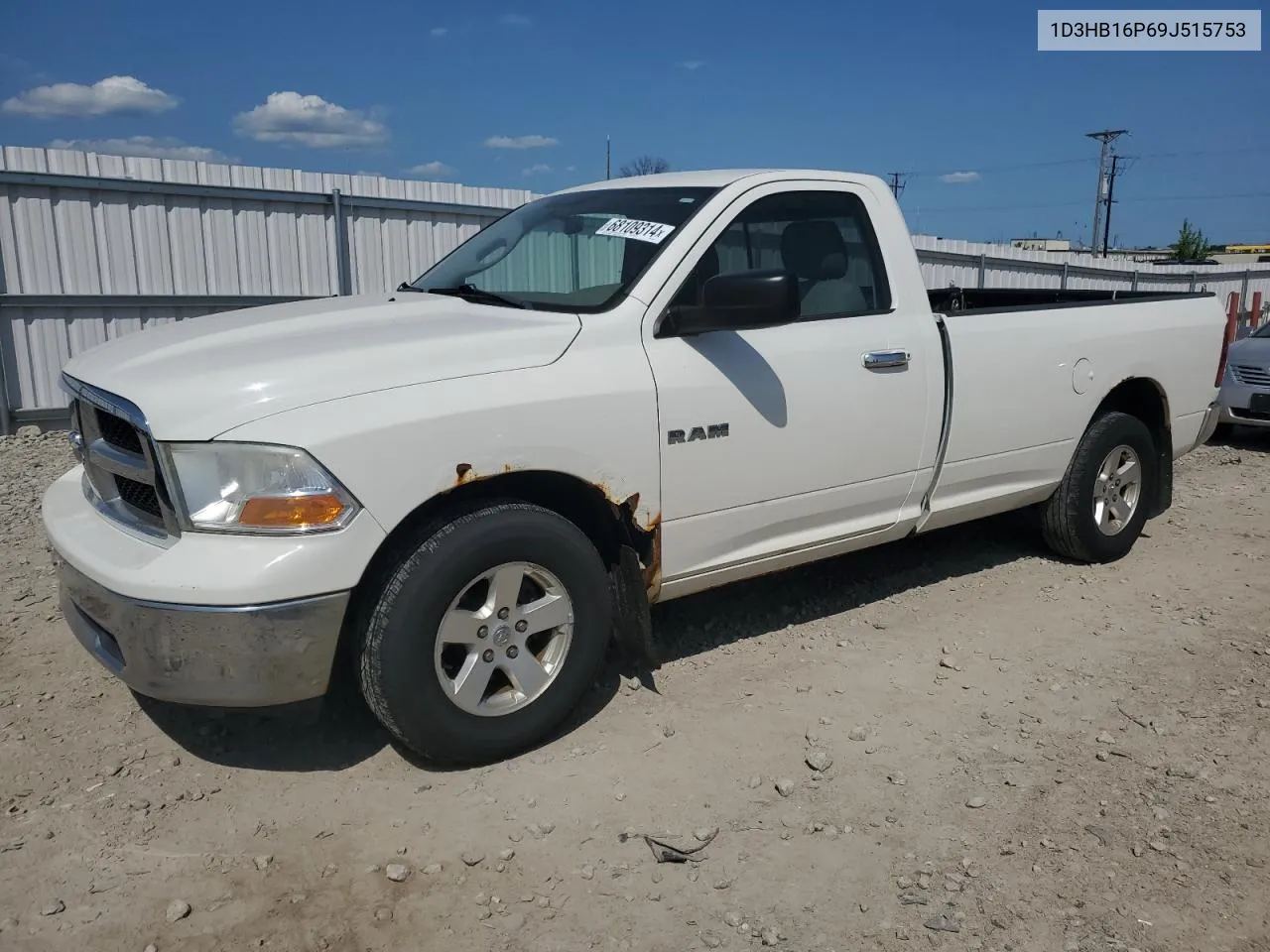 2009 Dodge Ram 1500 VIN: 1D3HB16P69J515753 Lot: 68109314