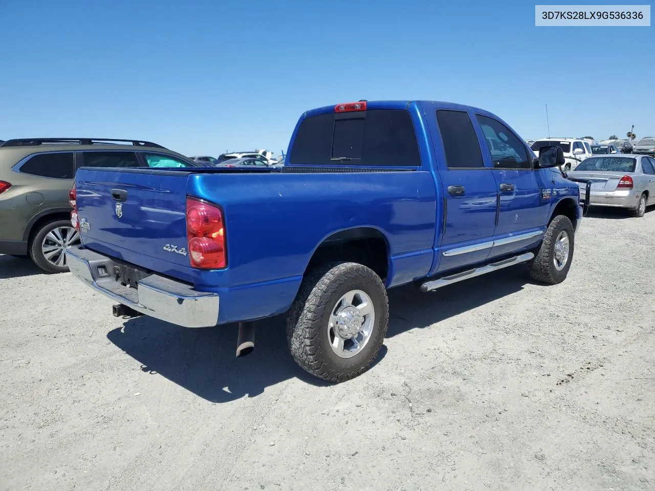 2009 Dodge Ram 2500 VIN: 3D7KS28LX9G536336 Lot: 68394724