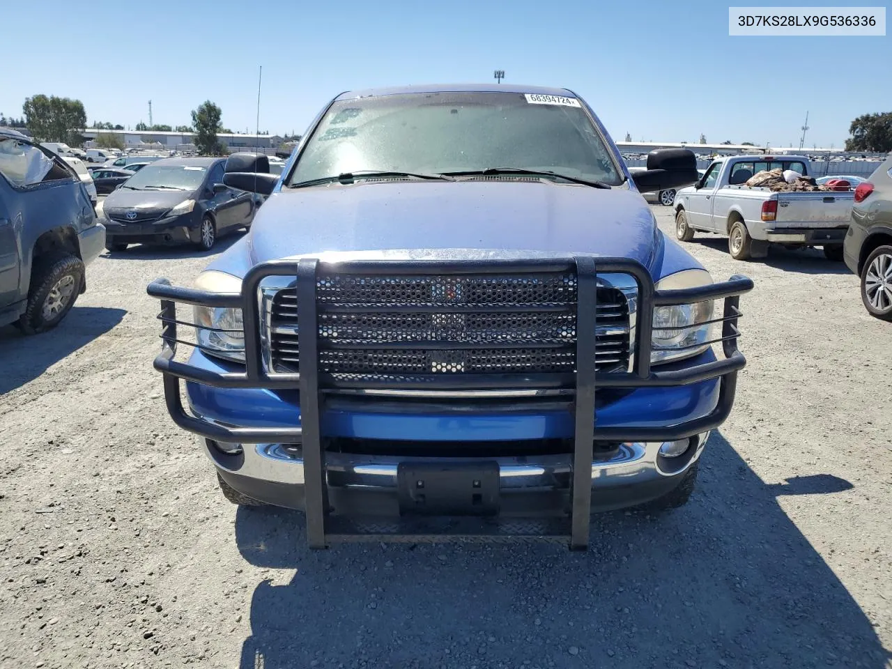 2009 Dodge Ram 2500 VIN: 3D7KS28LX9G536336 Lot: 68394724