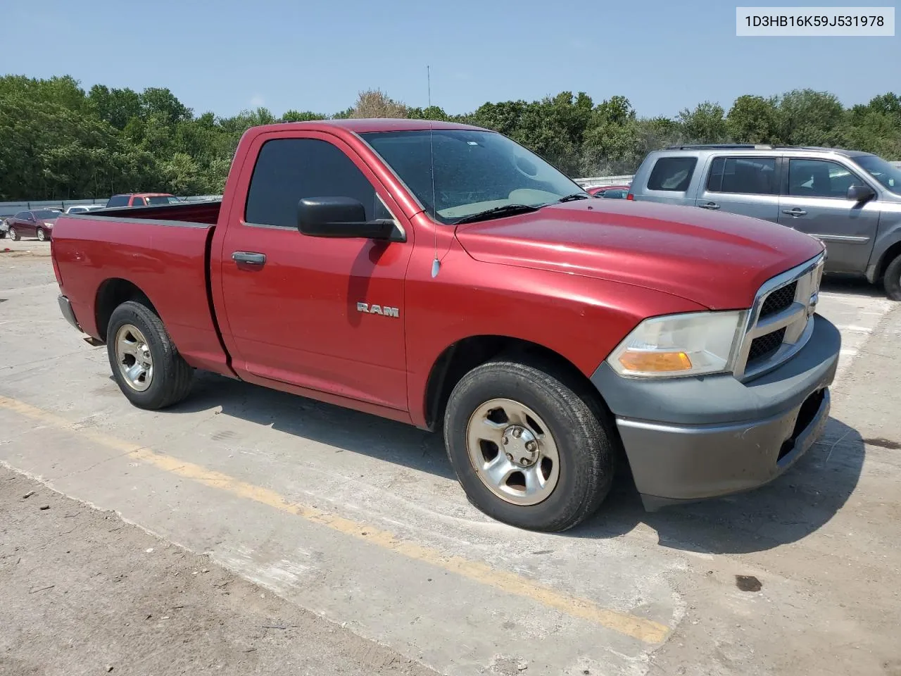 2009 Dodge Ram 1500 VIN: 1D3HB16K59J531978 Lot: 68617604