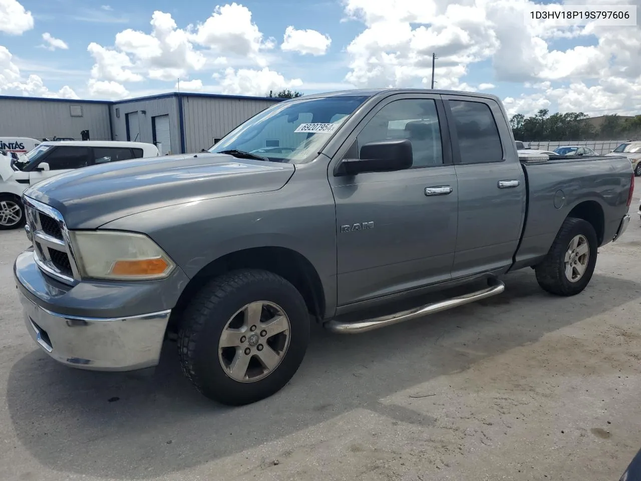 2009 Dodge Ram 1500 VIN: 1D3HV18P19S797606 Lot: 69207954