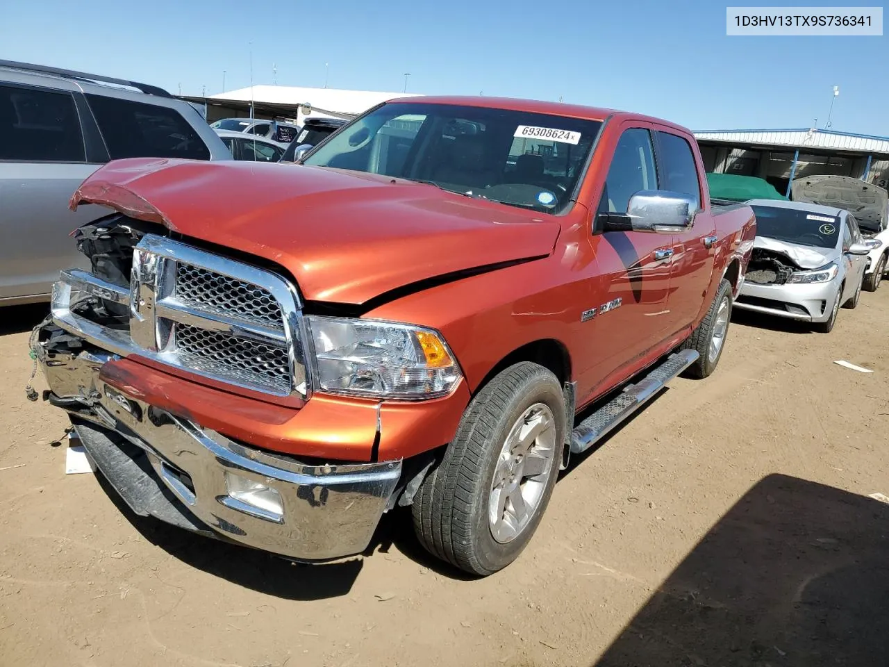 2009 Dodge Ram 1500 VIN: 1D3HV13TX9S736341 Lot: 69308624