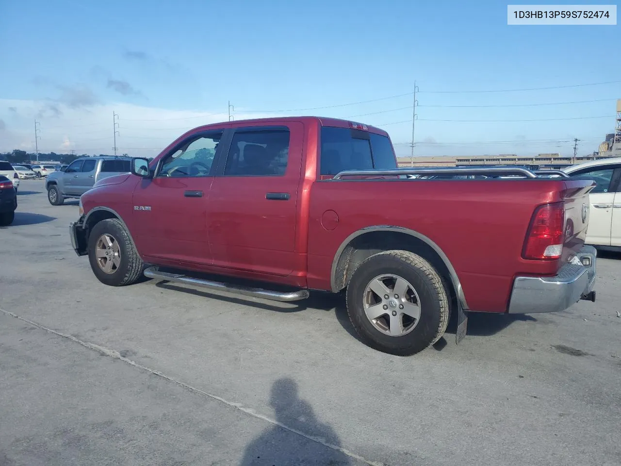 2009 Dodge Ram 1500 VIN: 1D3HB13P59S752474 Lot: 69374534