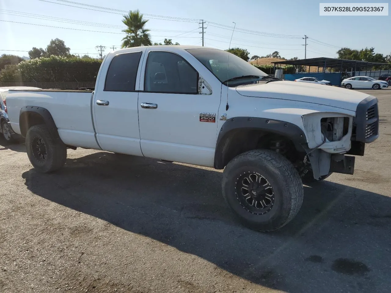 2009 Dodge Ram 2500 VIN: 3D7KS28L09G523367 Lot: 69537104