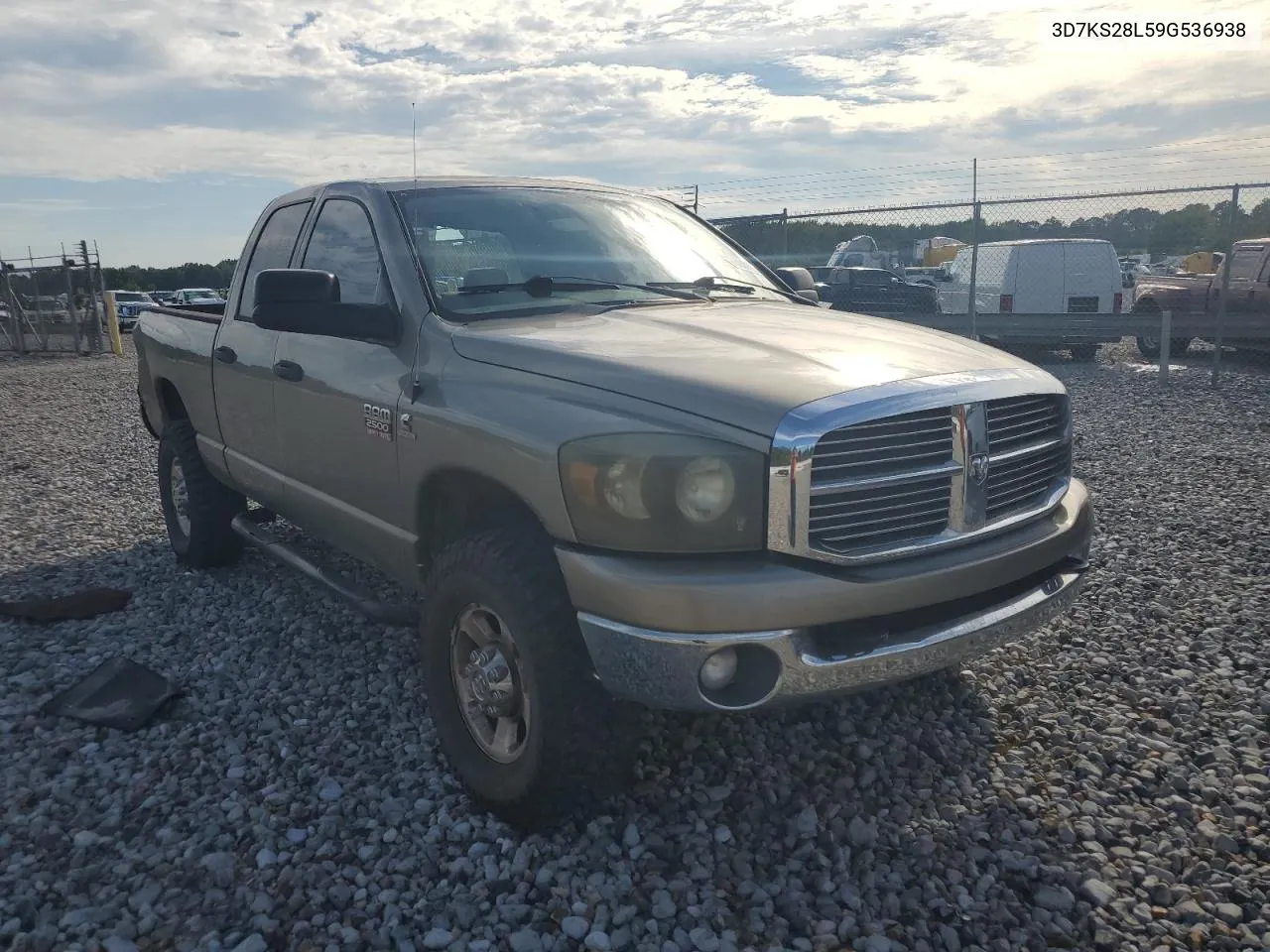 2009 Dodge Ram 2500 VIN: 3D7KS28L59G536938 Lot: 69785934