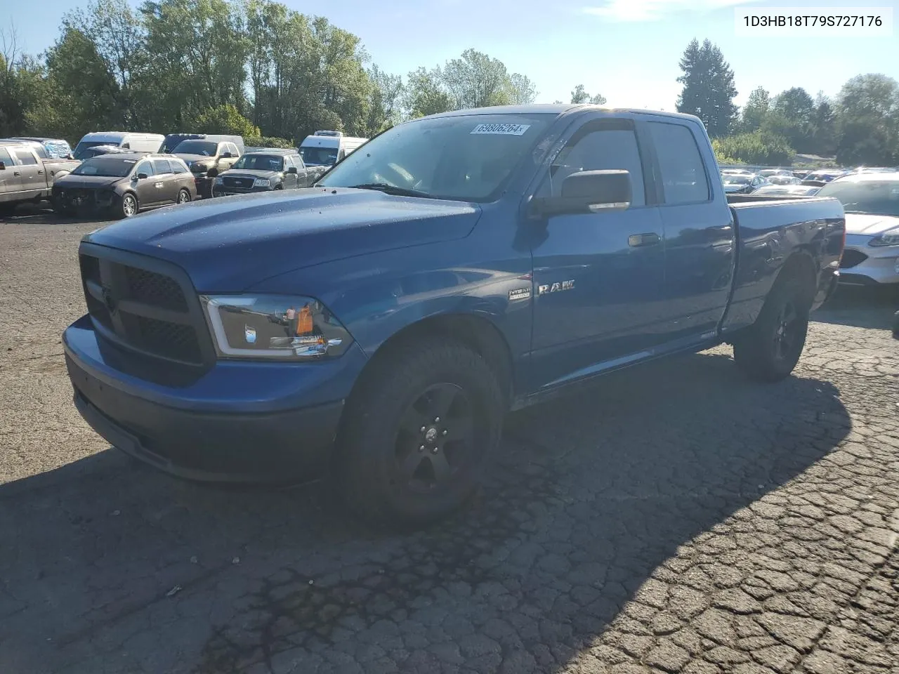 2009 Dodge Ram 1500 VIN: 1D3HB18T79S727176 Lot: 69806264