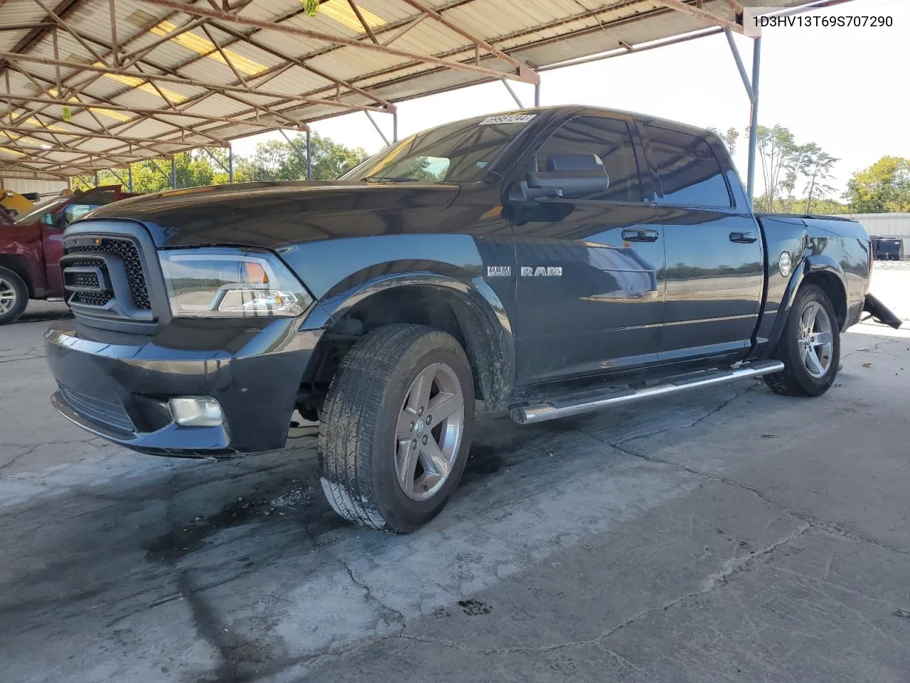 2009 Dodge Ram 1500 VIN: 1D3HV13T69S707290 Lot: 69951244