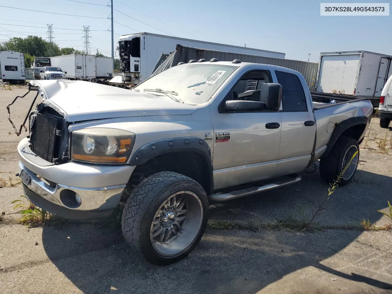 2009 Dodge Ram 2500 VIN: 3D7KS28L49G543573 Lot: 70029154