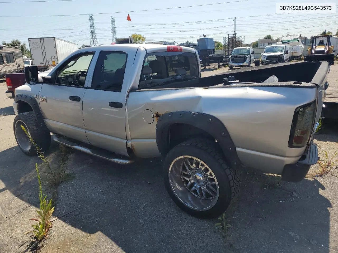 2009 Dodge Ram 2500 VIN: 3D7KS28L49G543573 Lot: 70029154