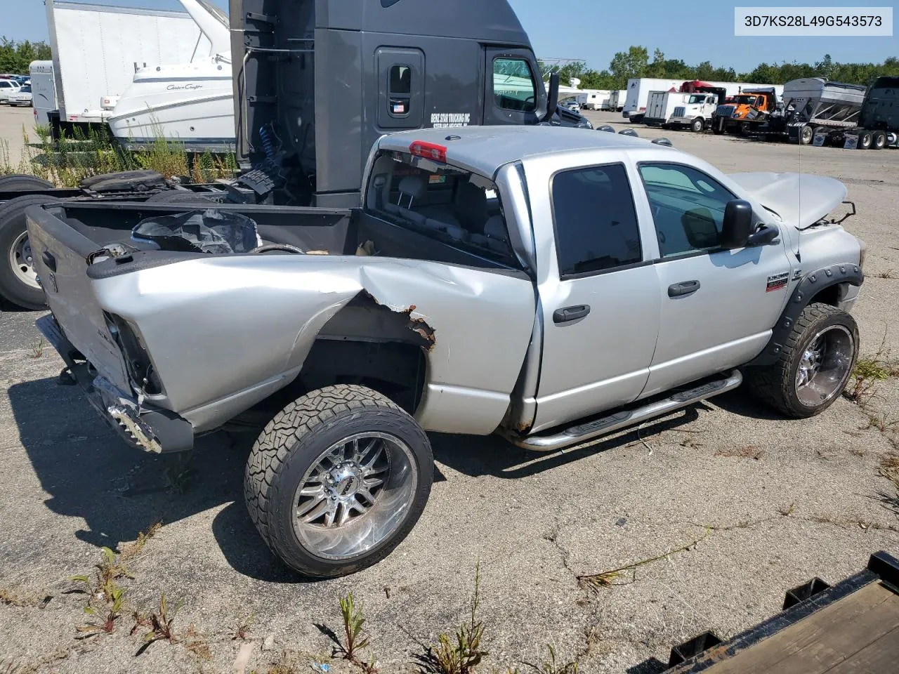 2009 Dodge Ram 2500 VIN: 3D7KS28L49G543573 Lot: 70029154