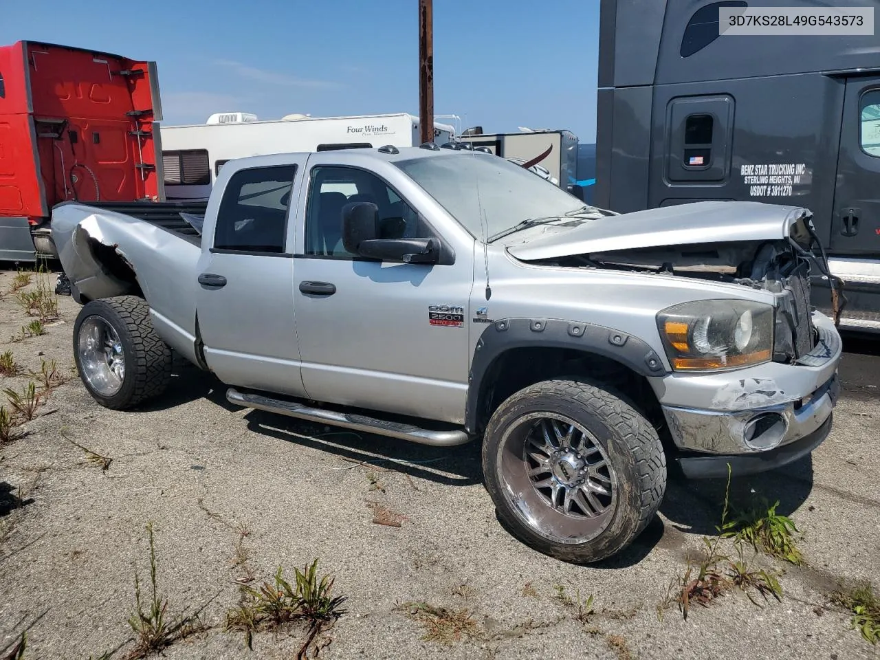 2009 Dodge Ram 2500 VIN: 3D7KS28L49G543573 Lot: 70029154