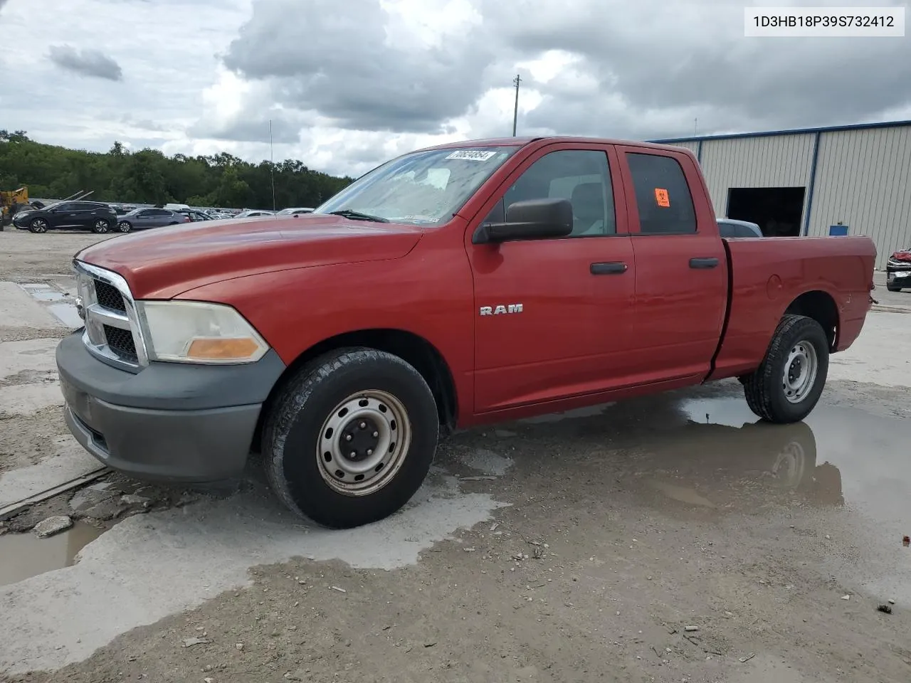 2009 Dodge Ram 1500 VIN: 1D3HB18P39S732412 Lot: 70824854