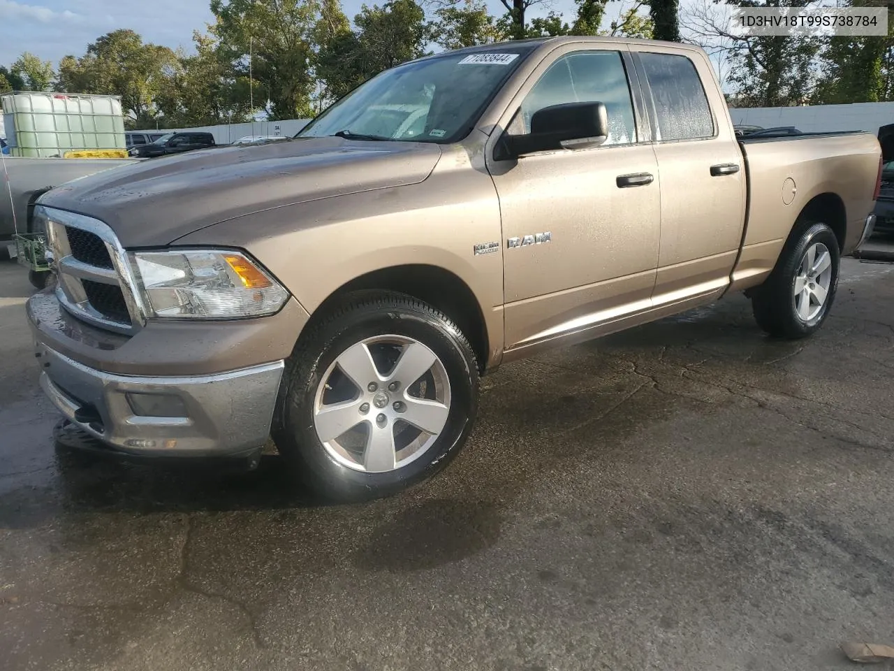 2009 Dodge Ram 1500 VIN: 1D3HV18T99S738784 Lot: 71083844