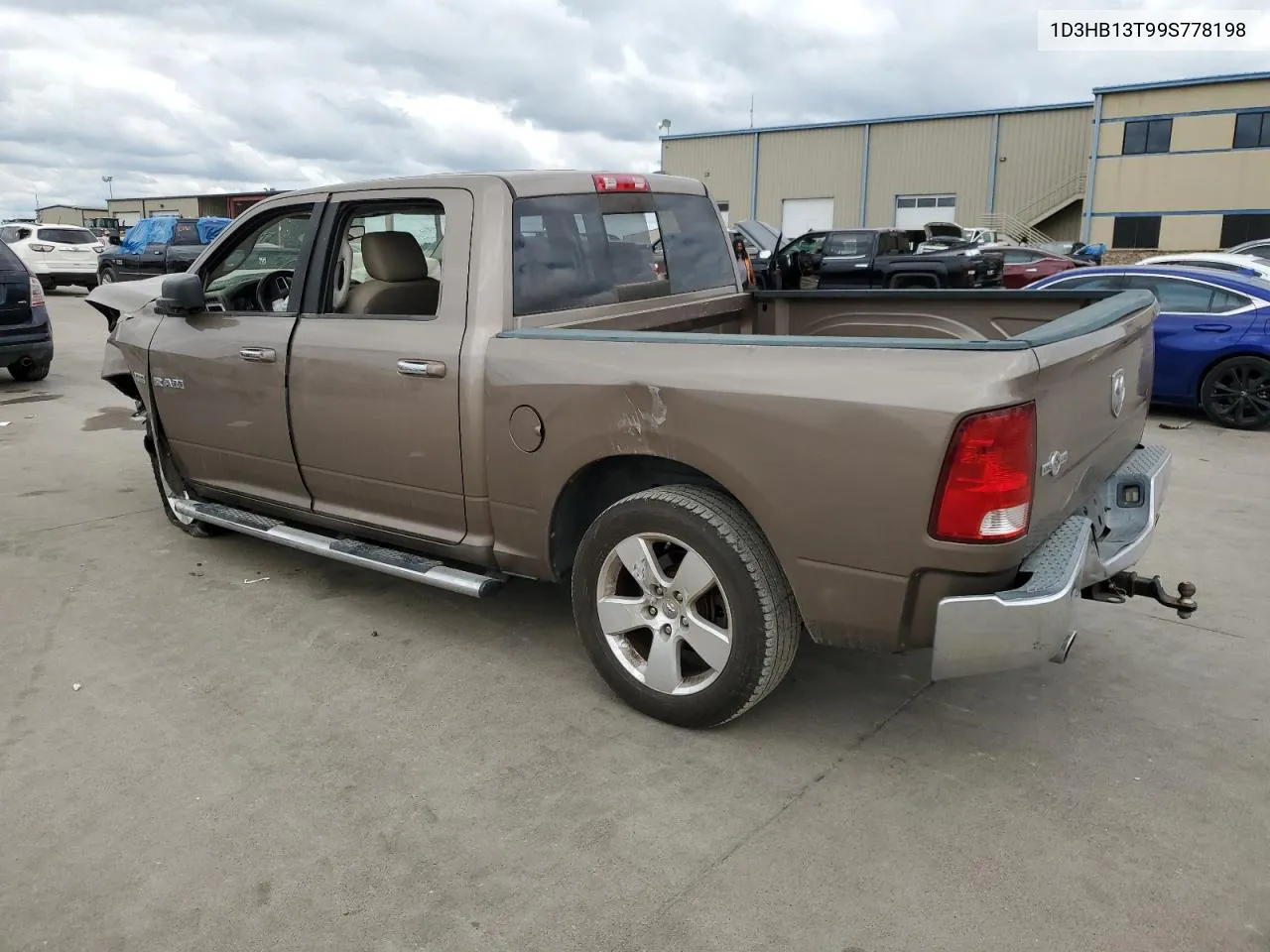 2009 Dodge Ram 1500 VIN: 1D3HB13T99S778198 Lot: 71236234