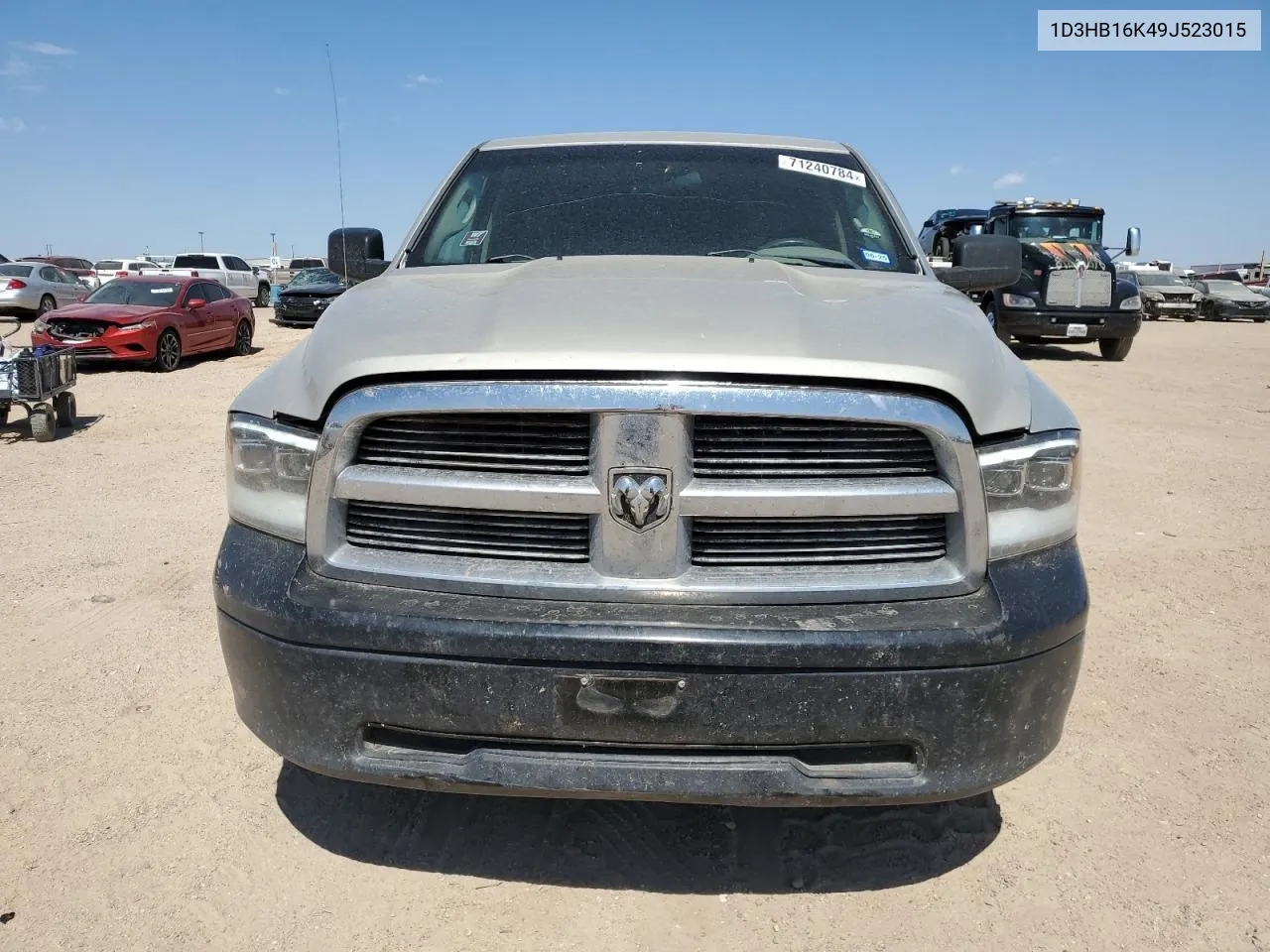 2009 Dodge Ram 1500 VIN: 1D3HB16K49J523015 Lot: 71240784