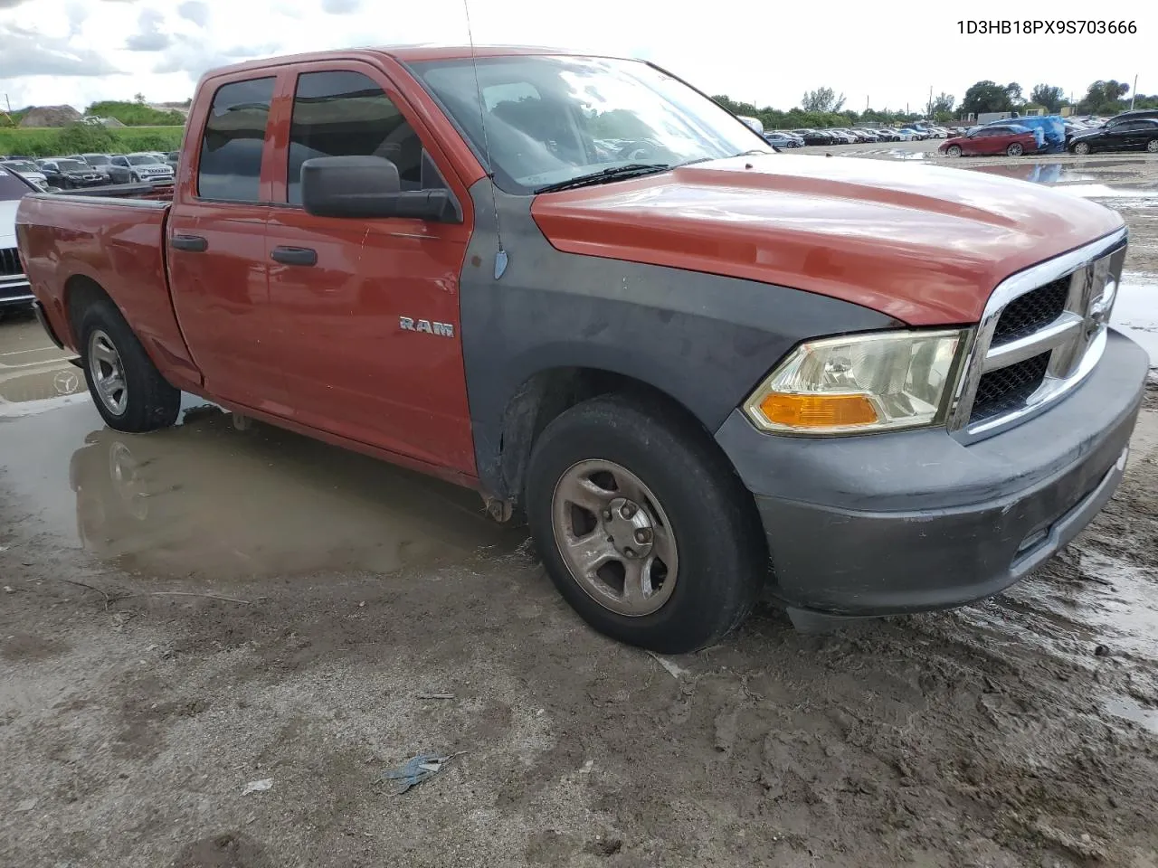 2009 Dodge Ram 1500 VIN: 1D3HB18PX9S703666 Lot: 71760044