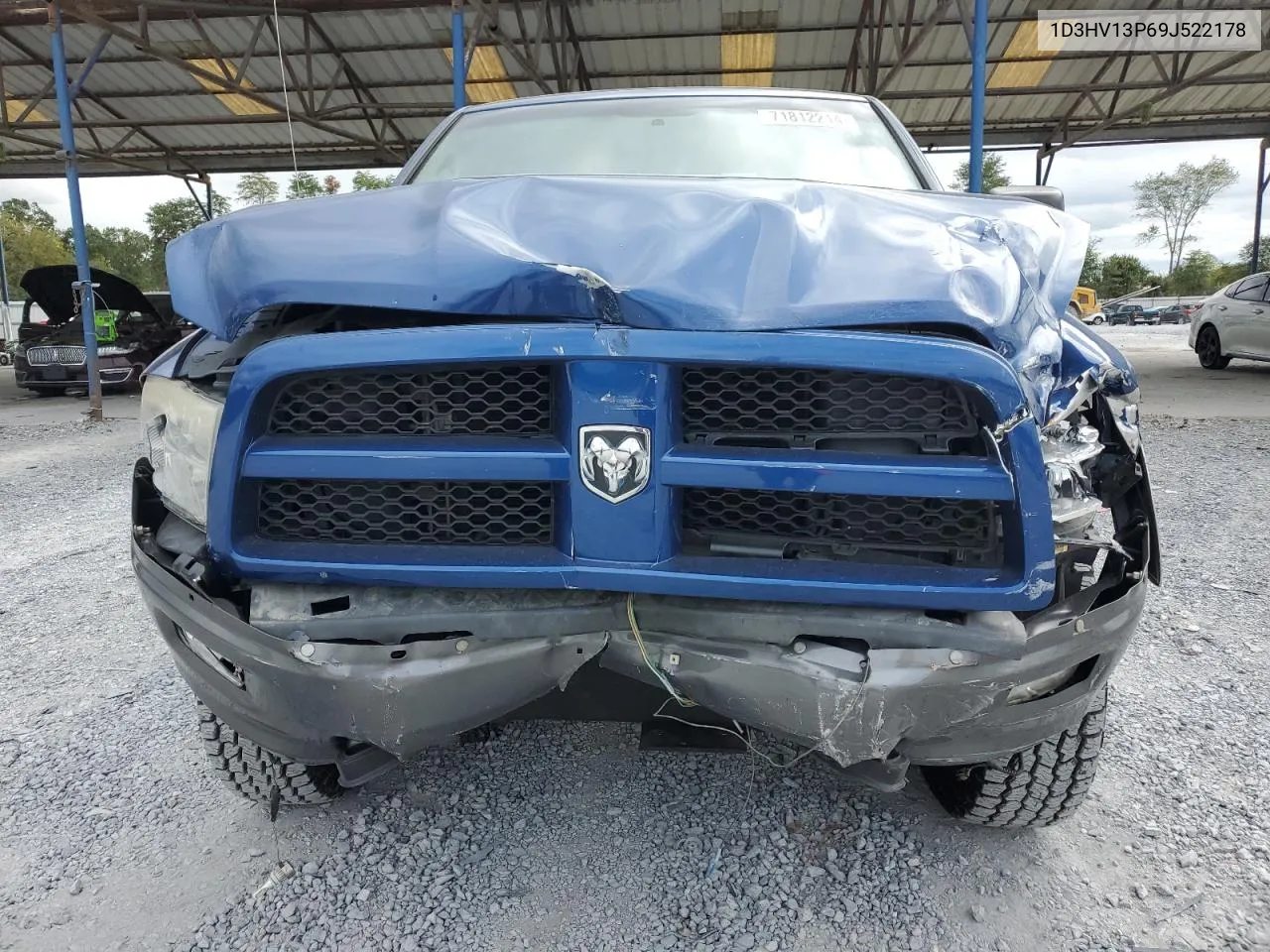 2009 Dodge Ram 1500 VIN: 1D3HV13P69J522178 Lot: 71812214