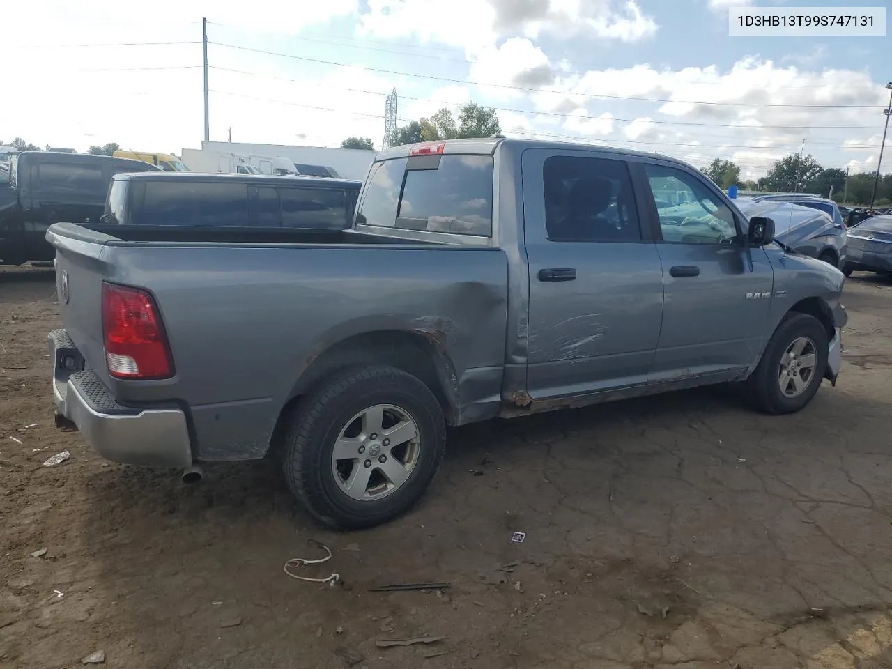 2009 Dodge Ram 1500 VIN: 1D3HB13T99S747131 Lot: 72332124