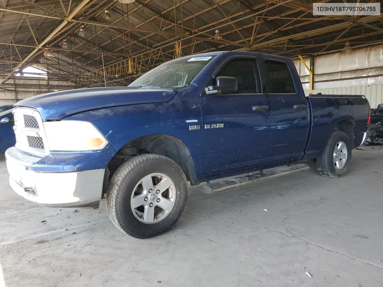 2009 Dodge Ram 1500 VIN: 1D3HV18T79S706755 Lot: 72408604