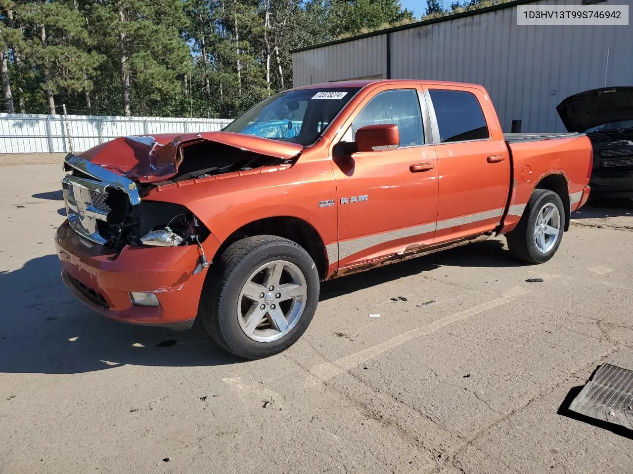 2009 Dodge Ram 1500 VIN: 1D3HV13T99S746942 Lot: 72573274