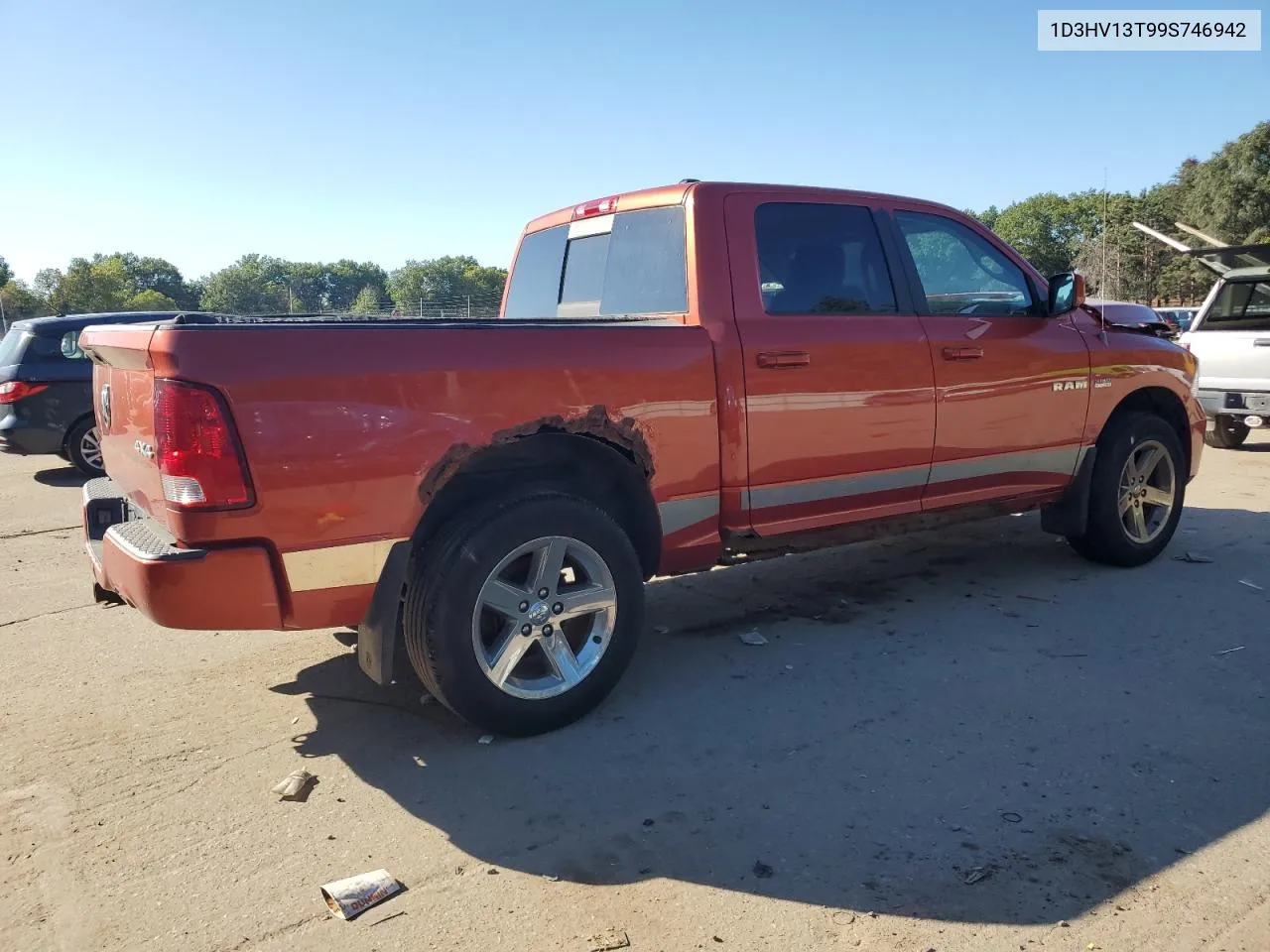 2009 Dodge Ram 1500 VIN: 1D3HV13T99S746942 Lot: 72573274