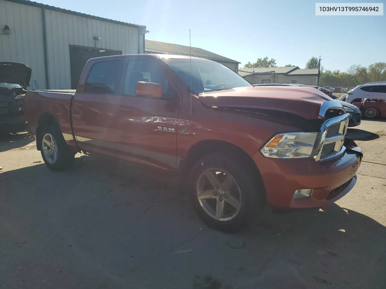 2009 Dodge Ram 1500 VIN: 1D3HV13T99S746942 Lot: 72573274