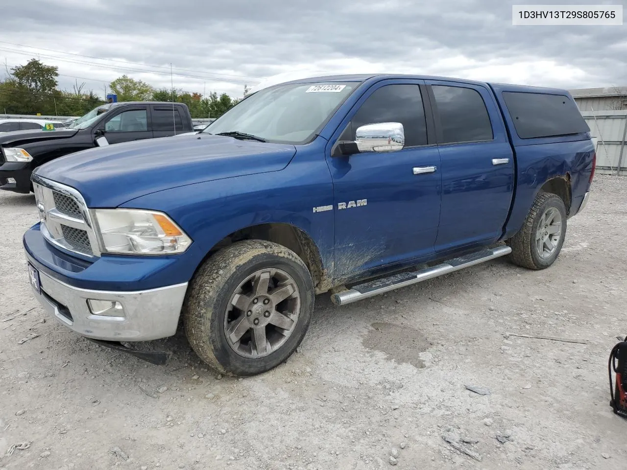 2009 Dodge Ram 1500 VIN: 1D3HV13T29S805765 Lot: 72612204