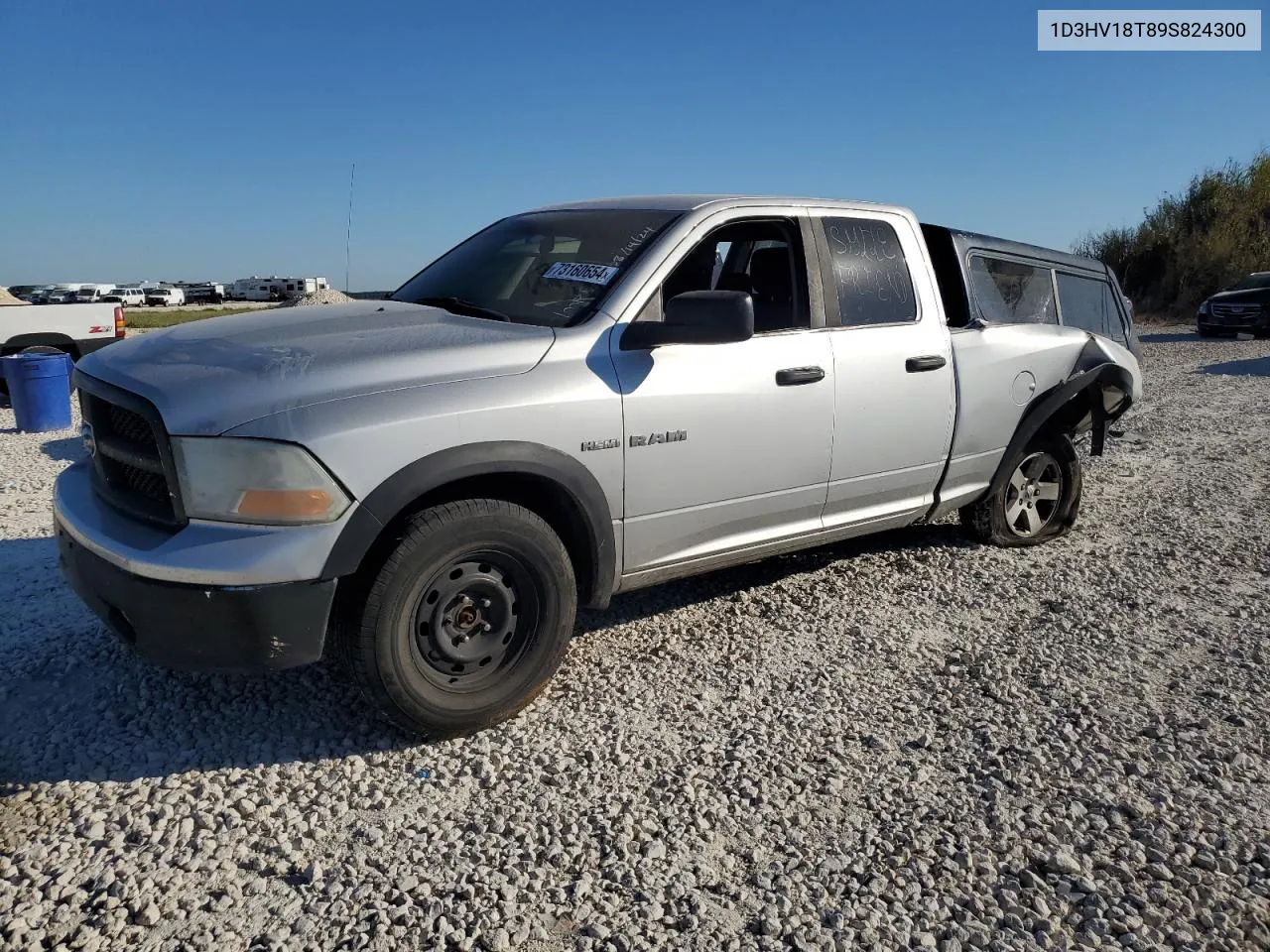 2009 Dodge Ram 1500 VIN: 1D3HV18T89S824300 Lot: 73160654