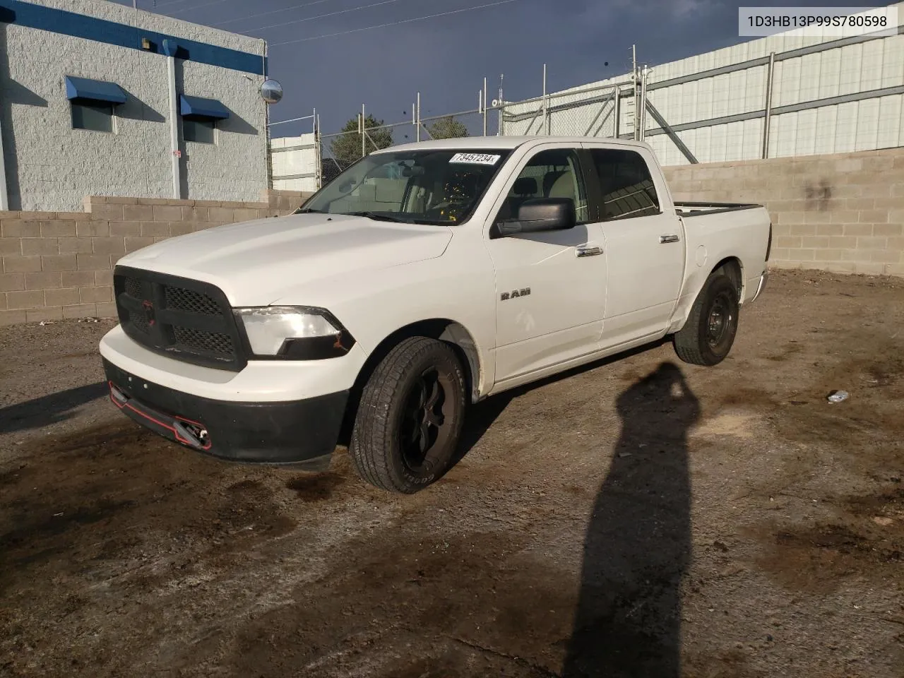 2009 Dodge Ram 1500 VIN: 1D3HB13P99S780598 Lot: 73457234