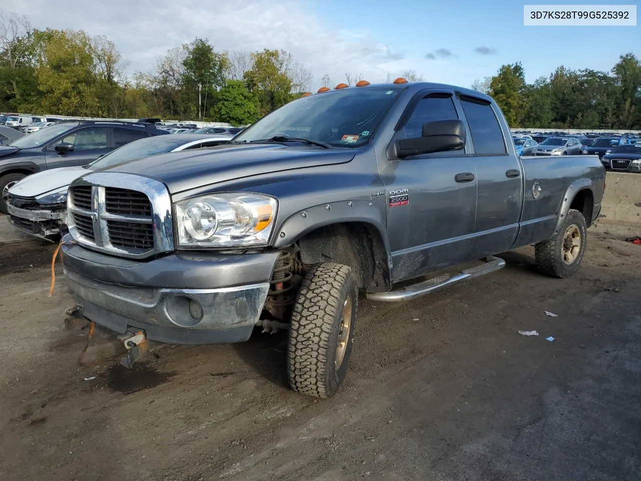 2009 Dodge Ram 2500 VIN: 3D7KS28T99G525392 Lot: 73580684