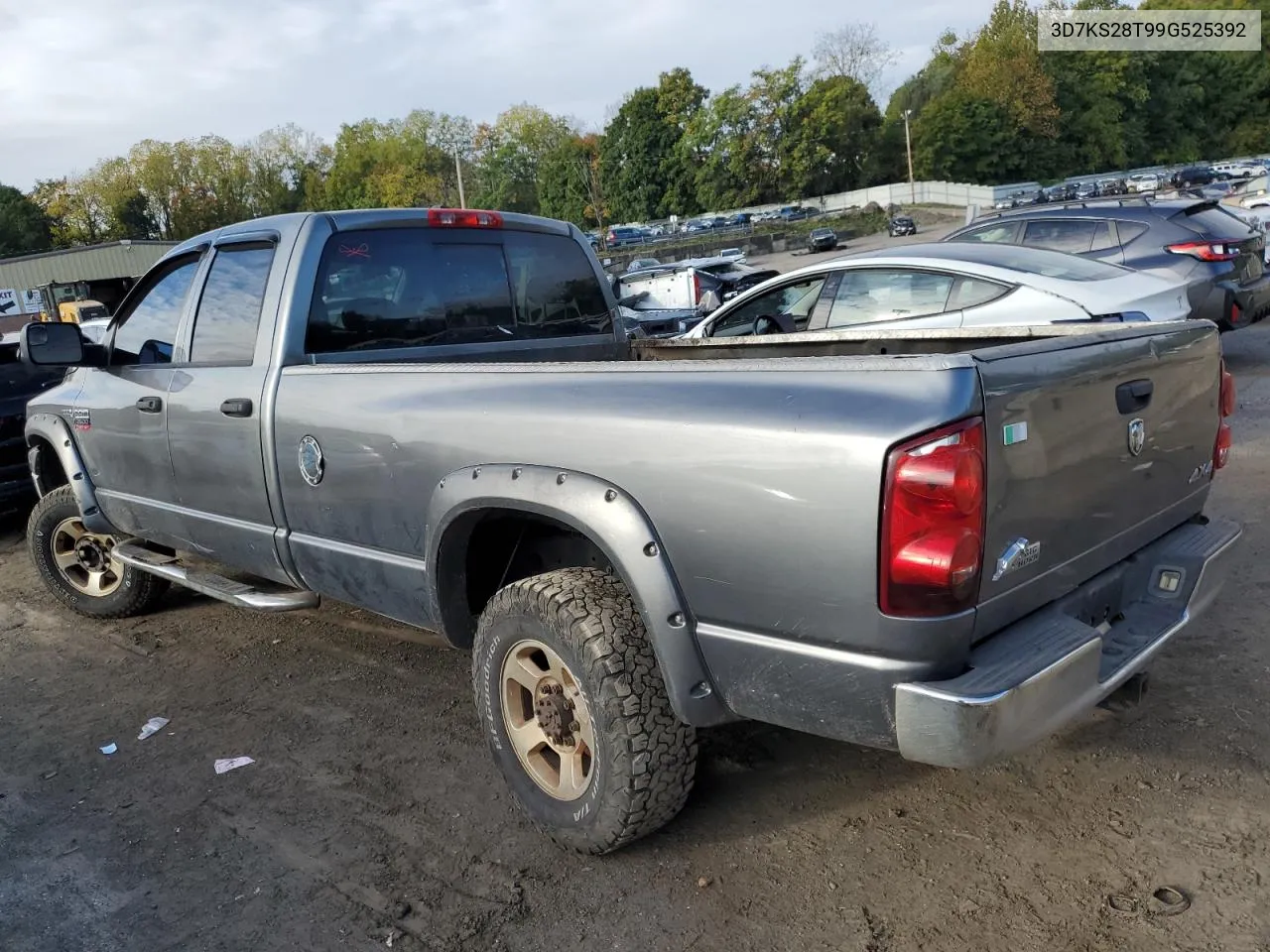 2009 Dodge Ram 2500 VIN: 3D7KS28T99G525392 Lot: 73580684