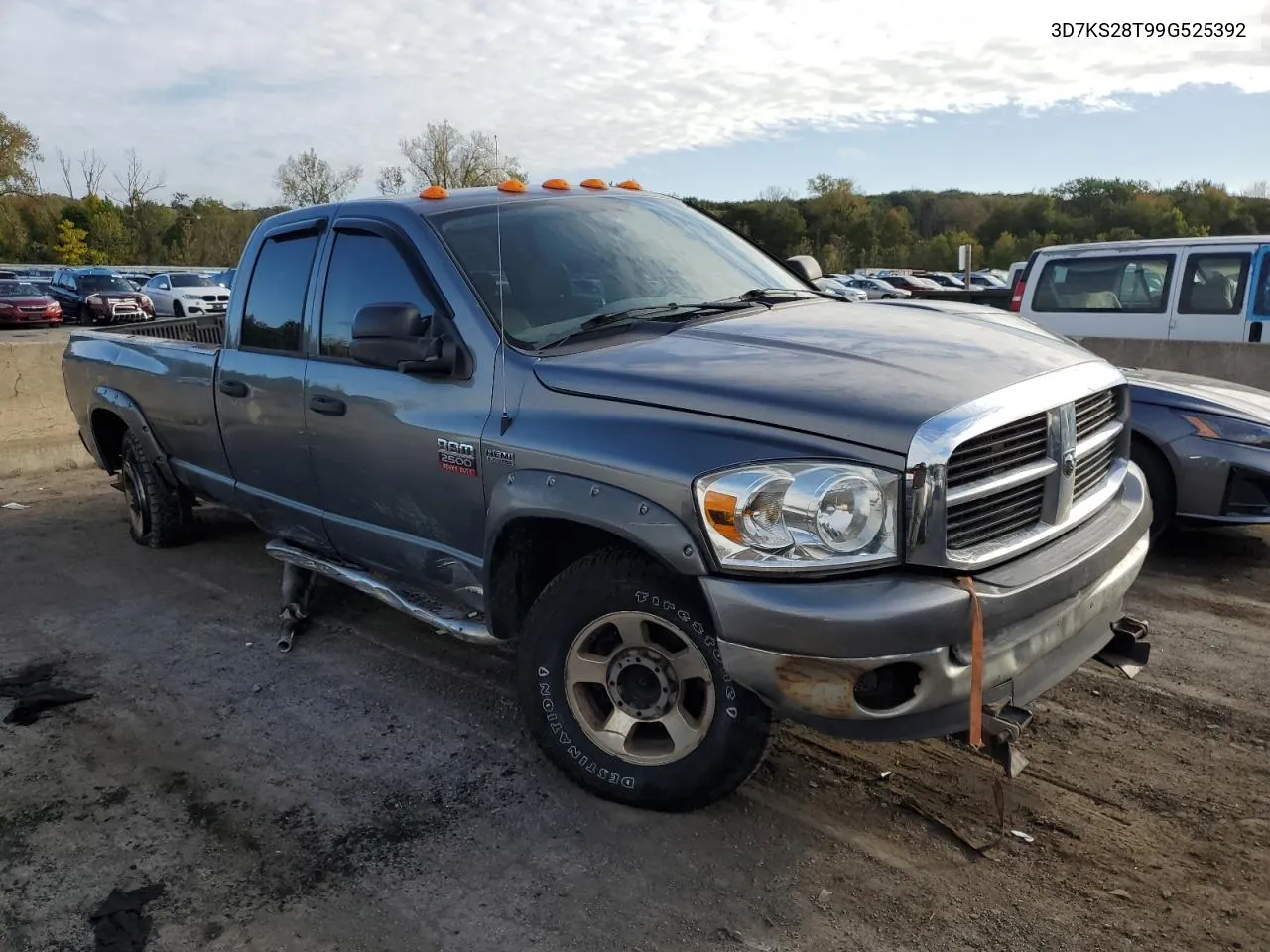 2009 Dodge Ram 2500 VIN: 3D7KS28T99G525392 Lot: 73580684