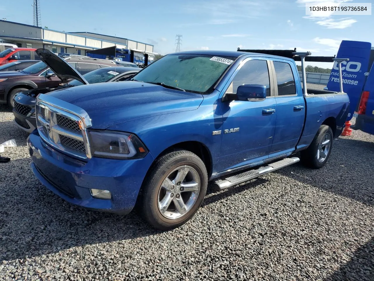 2009 Dodge Ram 1500 VIN: 1D3HB18T19S736584 Lot: 73853374